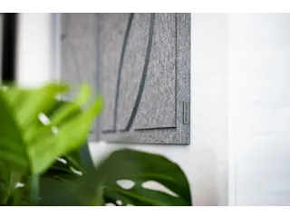 Acoustic Art GEO 2-luik 80x60cm Grijs Akoestisch kunstwerk Geometrisch - 3