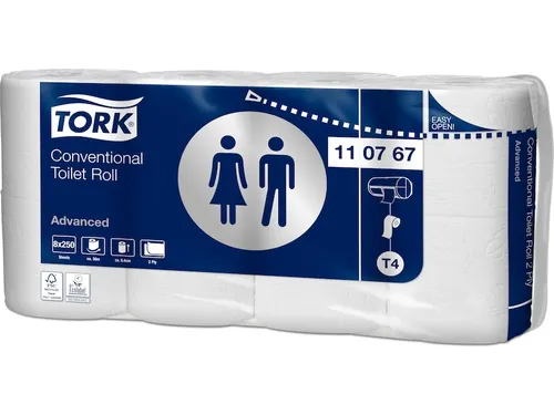 Toiletpapier Tork T4 110767 2-Laags 250 Vel Advanced Xl 64 Rollen