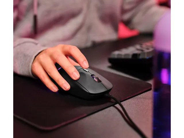 GXT 925 Redex II Gaming Muis bedraad lichtgewicht Zwart RGB verlicht