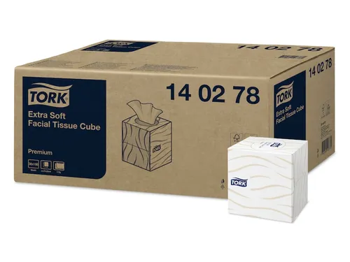 Tork 140278 Facial Tissues Kubus Extra Soft Premium 2-laags 30x100 vel