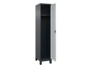 locker,HxBxD 1950x400x500mm,1vak,vak B 400mm,cil.-slot,voeten - 2