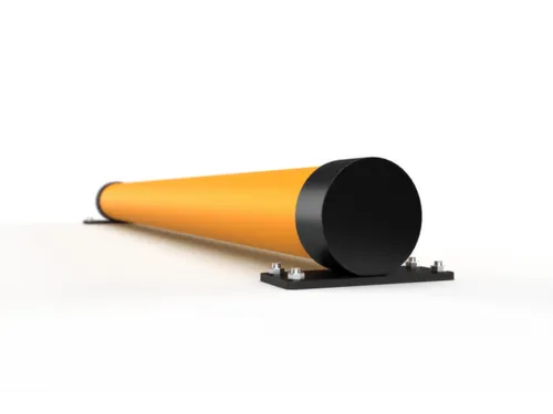 vloerbarrière,v. binnen/buiten,HxL 150x2000mm,geel