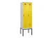 locker voor scheiding van kleding,HxBxD 2120x600x500mm,2vak