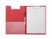 Klembordmap MAUL A4 staand PVC met penlus en insteek rood
