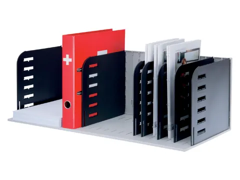 Vakkenset Styrorac 8 vaks zwart/grijs