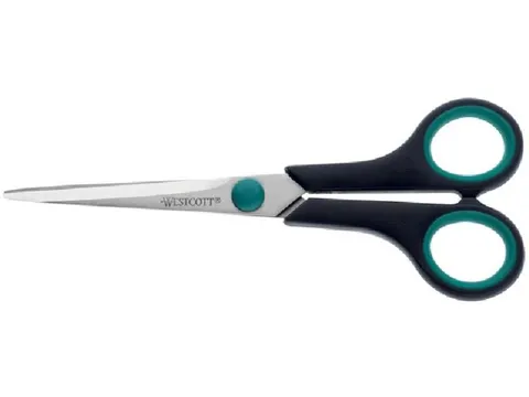 Schaar Softgrip 17,5 cm, symmetrische ogen