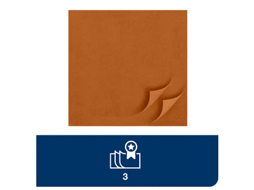 Tork 477601 Soft Dinnerservet Advanced Terracotta 39x39cm