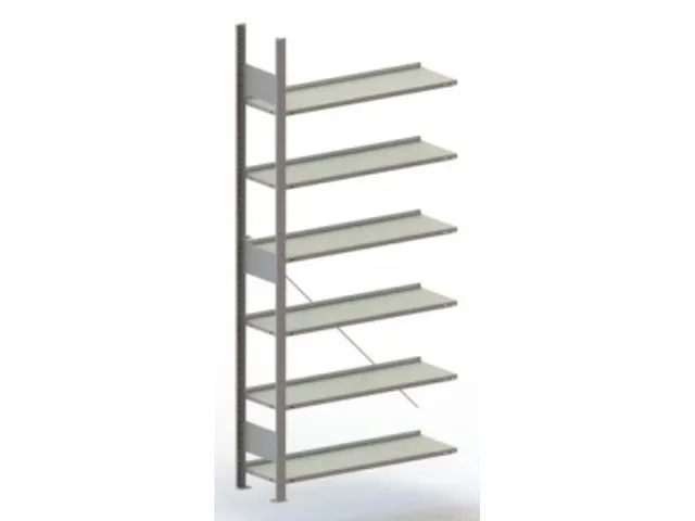 Rayonnage de bureau sans boulons suivant HxlxP 1850x1256x636mm 6tablet