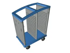 Ecolab Vario Maxx Basiselement hoofdmodule zonder handvat Blauw 3 wand