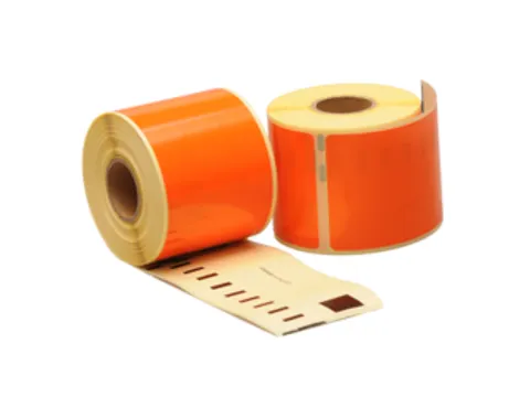 Dymo Compatible Label 99014 54x101mm Oranje