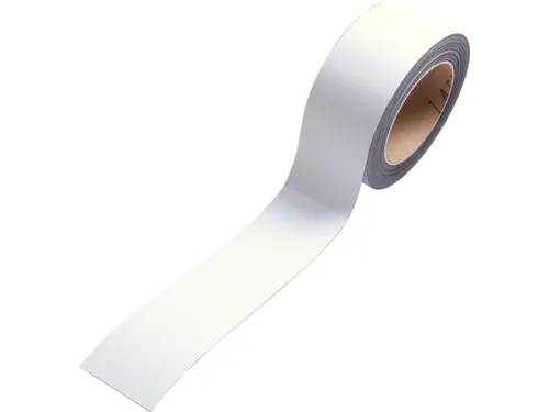 bord achterzijde magnetisch folie op rol H 50mm L 10m wit