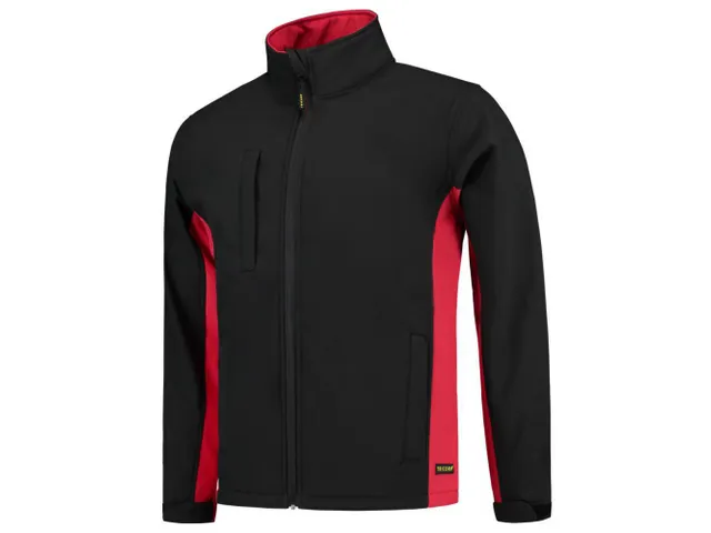 Tricorp 402002 TJ2000 Bicolor softshell, rood/zwart, maat 3XL, per stu