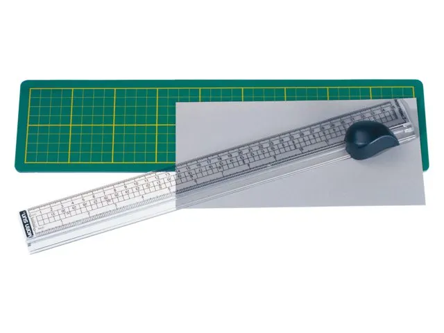 Snijliniaal Alco met mat 38x10cm snijvlak tot 33cm