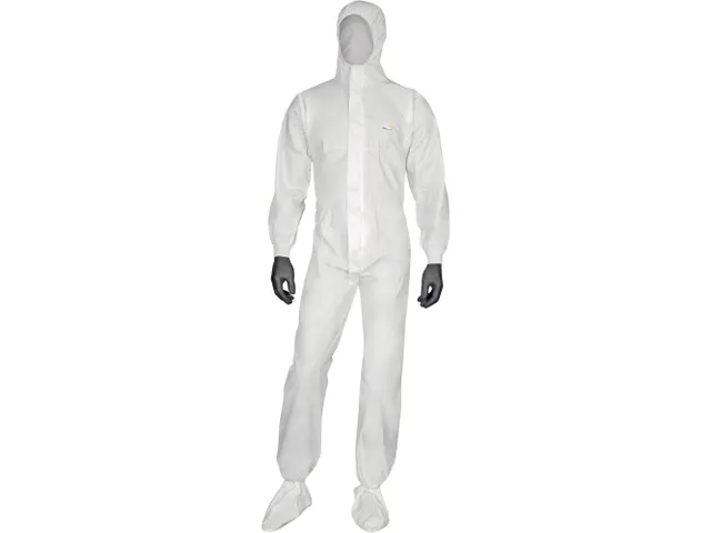 Delta Plus DT117 wegwerp overall, wit, maat M, per stuk