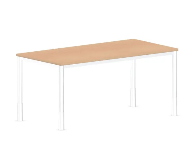 In hoogte verstelbaar bureau,HxBxD 720-840x1600x800mm,NE-esdoorn