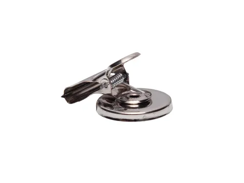 Papierklem MAUL Bulldog met magneet 30mm capaciteit 10mm zilver