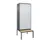 locker voor scheiding van kleding,HxBxD 2120x800x815mm,2vak