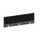 baliepaneel bureau aanbouw achter MS-donkergrijs BN8033-zwart 1400mm