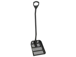 Hygiene 5604-9 uitlekschep zwart lange steel 131cm groot blad