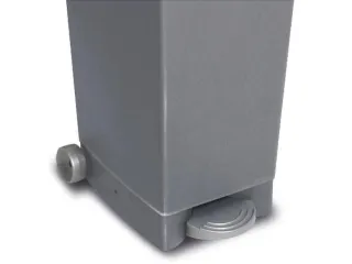 Pedaalemmers Kunststof 80 Liter 790x370x510mm Verrijdbaar Groen - 2