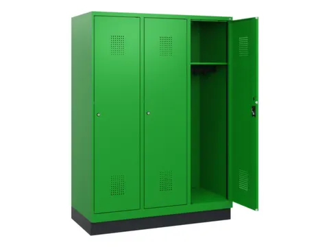 schoollocker,HxBxD 1630x1200x500mm,3vak,vak B 400mm,cil.-slot,sokkel