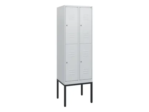 dubbeldekse locker,HxBxD 1950x600x500mm,2x2vak.,vak B 300mm
