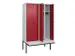 locker voor scheiding van kleding,HxBxD 2120x1200x815mm,4vak
