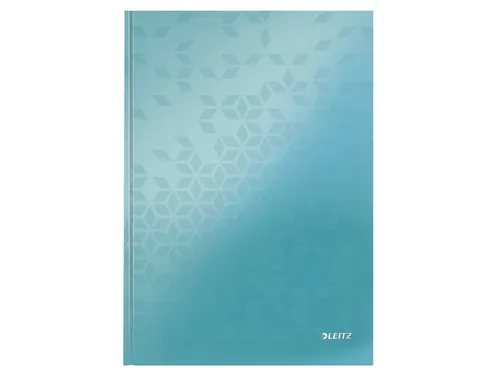 Notitieboek Leitz WOW A4 lijn ijsblauw