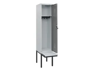 locker met bank,HxBxD 1950x400x815mm,1vak,vak B 400mm,draaigrendel - 1