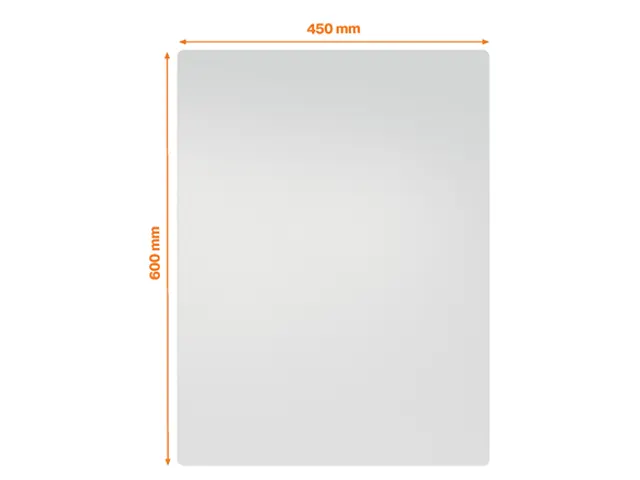 Whiteboard Nobo frameloos modulair magnetisch 60x45cm