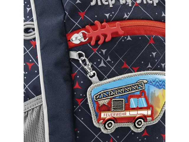Rugzak Step by Step polyester KIGA MAXI Fire Truck Finn