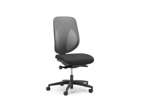 Giroflex Bureaustoel 353 met automatic-move mechanisme Grijs Zwart