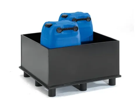 Opvangbak Hdpe Bxdxh 870x870x530mm V. 1x220l M. Poten Open Volume 225l