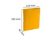 Klasseerdoos Scotten rug 40mm A4 geel