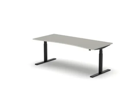 Bureau à hauteur réglable élec. HxlxP 650-1310x2000x900/800mm