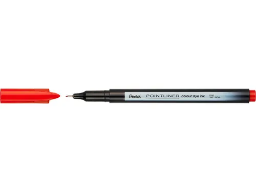 Fineliner Pentel Pointliner S40-B fijn rood
