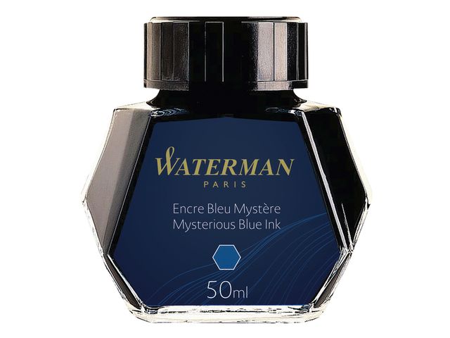 Vulpeninkt Waterman 50ml standaard blauw-zwart | VulpennenShop.nl