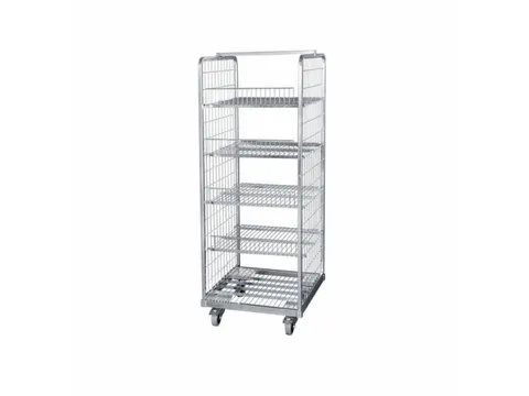 rolcontainer,draagverm. 500kg,HxLxB 1670x600x600mm,nuttige H 1490mm