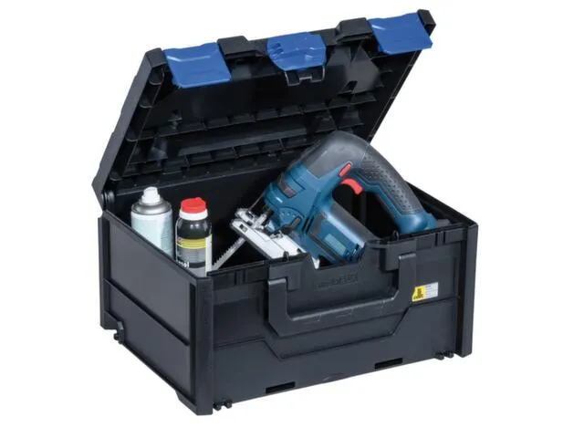 Assortimentskoffer,HxBxD 215x396x296mm,ABS,koffer zwart