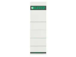 Rug-insteekkaart Leitz breed 57x191mm karton grijs 10 stuks
