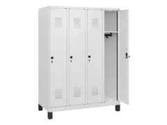 schoollocker,HxBxD 1630x1200x500mm,4vak,vak B 300mm,draaigrendel