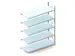 rayonnage grande largeur,rayonnage suivant,HxlxP 3000x2307x800mm