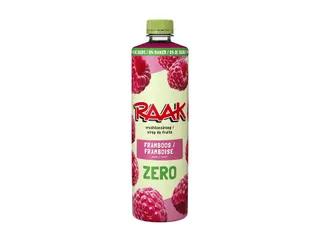 Siroop RAAK framboos zero sugar 750ml - 1