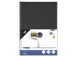 Plakboek Kangaro A4+ 120 grams 40 vel, voorkant zwart - 1