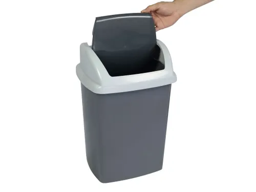 MAUL Afvalemmer MAULswing 24 Liter Grijs