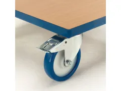 wielenset,v. transportwagen,PU,draagverm. 1200kg,Ø 200mm,meerprijs