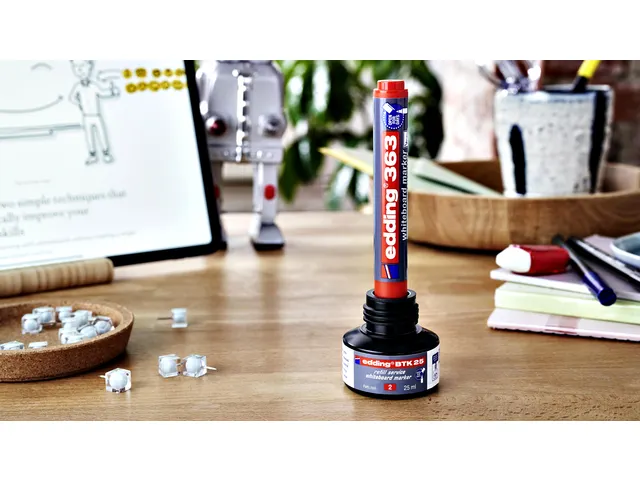 Viltstift Edding 363 Whiteboard Beitel Assorti 1-5mm Etui à 4st