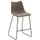 Barkruk mySOLO Sledeframe Zwart met Zitting kunstleder Vintage Modder