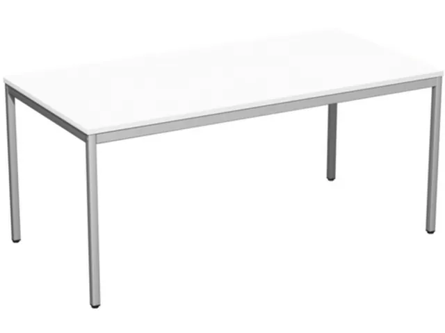 Bureau Hxbxd 720x1600x800mm Bladdecor Wit Frame Ral9006