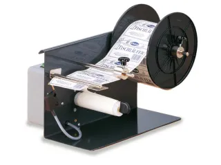 Elektrische Etiketdispenser,V. Voorgesneden/Geponste Etiketten - 1